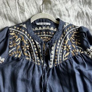 100% Linen Greek Archaic Kori boho top